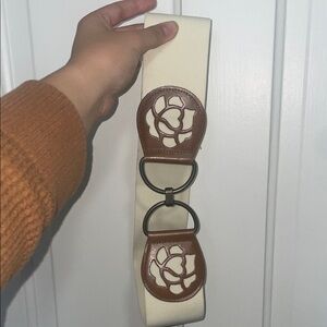 Old Navy Brown and Cream Belt